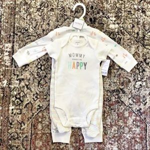 NWT “Mama Makes Me Happy” Carter’s 3-pc Unisex Gift Set